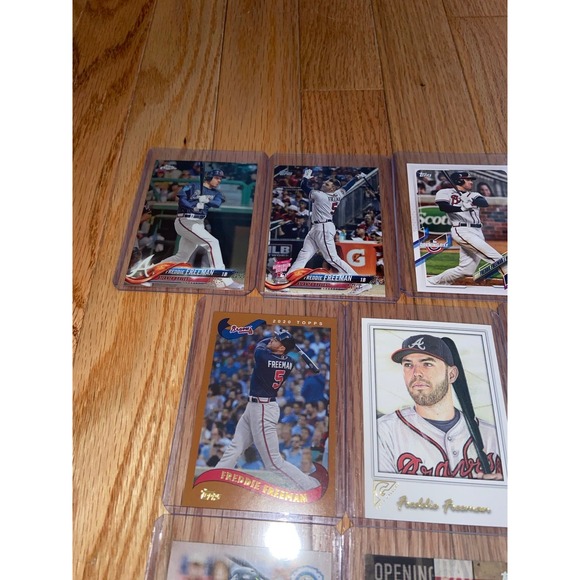 Freddie Freeman Baseball Card Bundle Lot x16 2017-2020‎ Atlanta Braves Dodgers - Picture 4 of 12